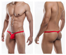 Load image into Gallery viewer, Joe Snyder JSBUL02-Pol Polyester Bulge Tanga Color Red-Poly