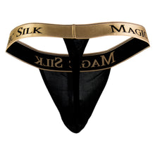 Load image into Gallery viewer, Magic Silk 4586 Silk Knit Micro Thong Color Black