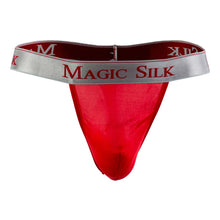 Load image into Gallery viewer, Magic Silk 4586 Silk Knit Micro Thong Color Red