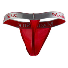 Load image into Gallery viewer, Magic Silk 4586 Silk Knit Micro Thong Color Red