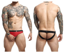 Load image into Gallery viewer, MaleBasics DMBL01 DNGEON Cockring Jockstrap Color Red