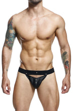 Load image into Gallery viewer, MaleBasics DMBL04 DNGEON Peakaboo Jockstrap Color Black