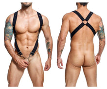 Load image into Gallery viewer, MaleBasics DMBL05 DNGEON Crossback Harness Color Black