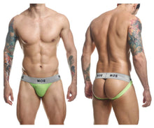 Load image into Gallery viewer, MaleBasics MBL107 MOB Classic Fetish Jock 3 Inches Jockstrap Color Green