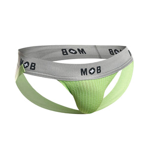 MaleBasics MBL107 MOB Classic Fetish Jock 3 Inches Jockstrap Color Green