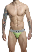 Load image into Gallery viewer, MaleBasics MBL107 MOB Classic Fetish Jock 3 Inches Jockstrap Color Green