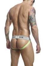 Load image into Gallery viewer, MaleBasics MBL107 MOB Classic Fetish Jock 3 Inches Jockstrap Color Green