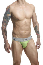 Load image into Gallery viewer, MaleBasics MBL107 MOB Classic Fetish Jock 3 Inches Jockstrap Color Green