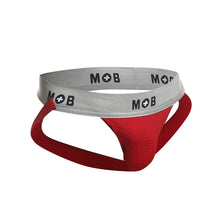 Load image into Gallery viewer, MaleBasics MBL107 MOB Classic Fetish Jock 3 Inches Jockstrap Color Red