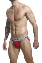 Load image into Gallery viewer, MaleBasics MBL107 MOB Classic Fetish Jock 3 Inches Jockstrap Color Red