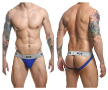 Load image into Gallery viewer, MaleBasics MBL107 MOB Classic Fetish Jock 3 Inches Jockstrap Color Royal