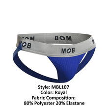 Load image into Gallery viewer, MaleBasics MBL107 MOB Classic Fetish Jock 3 Inches Jockstrap Color Royal