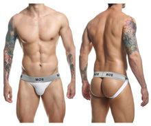 Load image into Gallery viewer, MaleBasics MBL107 MOB Classic Fetish Jock 3 Inches Jockstrap Color White