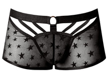 Load image into Gallery viewer, Male Power 122-291 Love Star Short with Ring Color Black