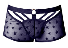 Load image into Gallery viewer, Male Power 122-291 Love Star Short with Ring Color Purple