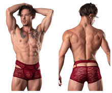 Load image into Gallery viewer, Male Power 126-289 Lucifer Cut Out Short Color Burgundy