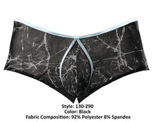 Load image into Gallery viewer, Male Power 130-290 Marble Mesh Micro Mini Short Color Black
