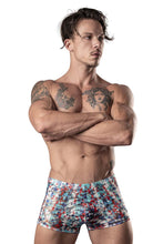 Load image into Gallery viewer, Male Power 131-293 Your Lace Or Mine Pouch Short Color Red-White-Blue