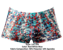 Load image into Gallery viewer, Male Power 131-293 Your Lace Or Mine Pouch Short Color Red-White-Blue