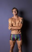 Load image into Gallery viewer, Male Power 132-297 Pack N Play Pocket Short Color Rainbow