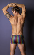 Load image into Gallery viewer, Male Power 132-297 Pack N Play Pocket Short Color Rainbow