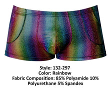 Load image into Gallery viewer, Male Power 132-297 Pack N Play Pocket Short Color Rainbow