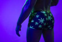 Load image into Gallery viewer, Male Power 145-294 Hazy Dayz Pouch Short Color Pot Leaf