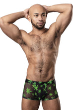 Load image into Gallery viewer, Male Power 145-294 Hazy Dayz Pouch Short Color Pot Leaf