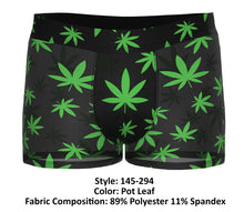 Load image into Gallery viewer, Male Power 145-294 Hazy Dayz Pouch Short Color Pot Leaf