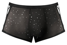 Load image into Gallery viewer, Male Power 147-288 Show Stopper Mini Short Color Silver Mesh Dot