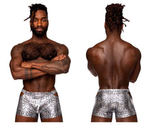 Load image into Gallery viewer, Male Power 153-282 S-naked Pouch Short Color Silver-Black