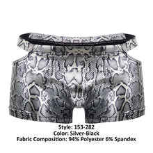 Load image into Gallery viewer, Male Power 153-282 S-naked Pouch Short Color Silver-Black