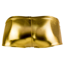 Load image into Gallery viewer, Male Power 153070 Heavy Metal Mini Short Boxer Briefs Color Gold