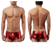 Load image into Gallery viewer, Male Power 153070 Heavy Metal Mini Short Boxer Briefs Color Red