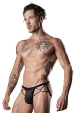 Load image into Gallery viewer, Male Power 384-288 Show Stopper Jock Color Silver Mesh Dot