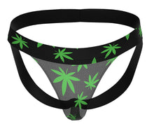 Load image into Gallery viewer, Male Power 390-294 Hazy Dayz Jock Color Pot Leaf