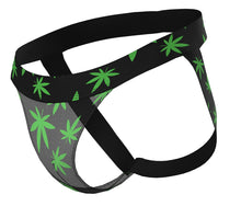 Load image into Gallery viewer, Male Power 390-294 Hazy Dayz Jock Color Pot Leaf