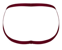 Load image into Gallery viewer, Male Power 394-289 Lucifer Strappy Jock Color Burgundy