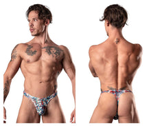 Load image into Gallery viewer, Male Power 431-293 Your Lace Or Mine Bong Thong Color Red-White-Blue