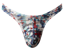 Load image into Gallery viewer, Male Power 431-293 Your Lace Or Mine Bong Thong Color Red-White-Blue