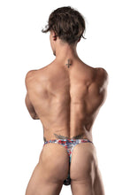 Load image into Gallery viewer, Male Power 431-293 Your Lace Or Mine Bong Thong Color Red-White-Blue