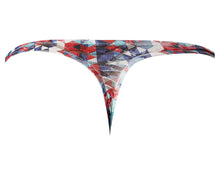 Load image into Gallery viewer, Male Power 431-293 Your Lace Or Mine Bong Thong Color Red-White-Blue