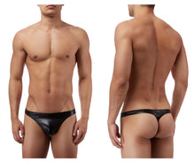 Load image into Gallery viewer, Male Power 440003 Liquid Onyx Classic Thong Color Black