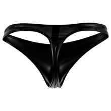 Load image into Gallery viewer, Male Power 440003 Liquid Onyx Classic Thong Color Black