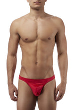 Load image into Gallery viewer, Male Power 442076 Satin Lycra Bong Thong Color Red