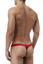 Load image into Gallery viewer, Male Power 442076 Satin Lycra Bong Thong Color Red