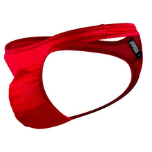 Load image into Gallery viewer, Male Power 442076 Satin Lycra Bong Thong Color Red