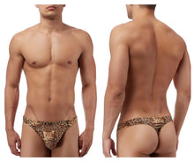 Load image into Gallery viewer, Male Power 444030 Animal Wonder Thong Color Brown