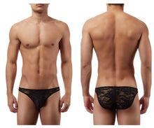 Load image into Gallery viewer, Male Power 491162 Stretch Lace Wonder Bikini Color Black