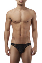 Load image into Gallery viewer, Male Power 491162 Stretch Lace Wonder Bikini Color Black